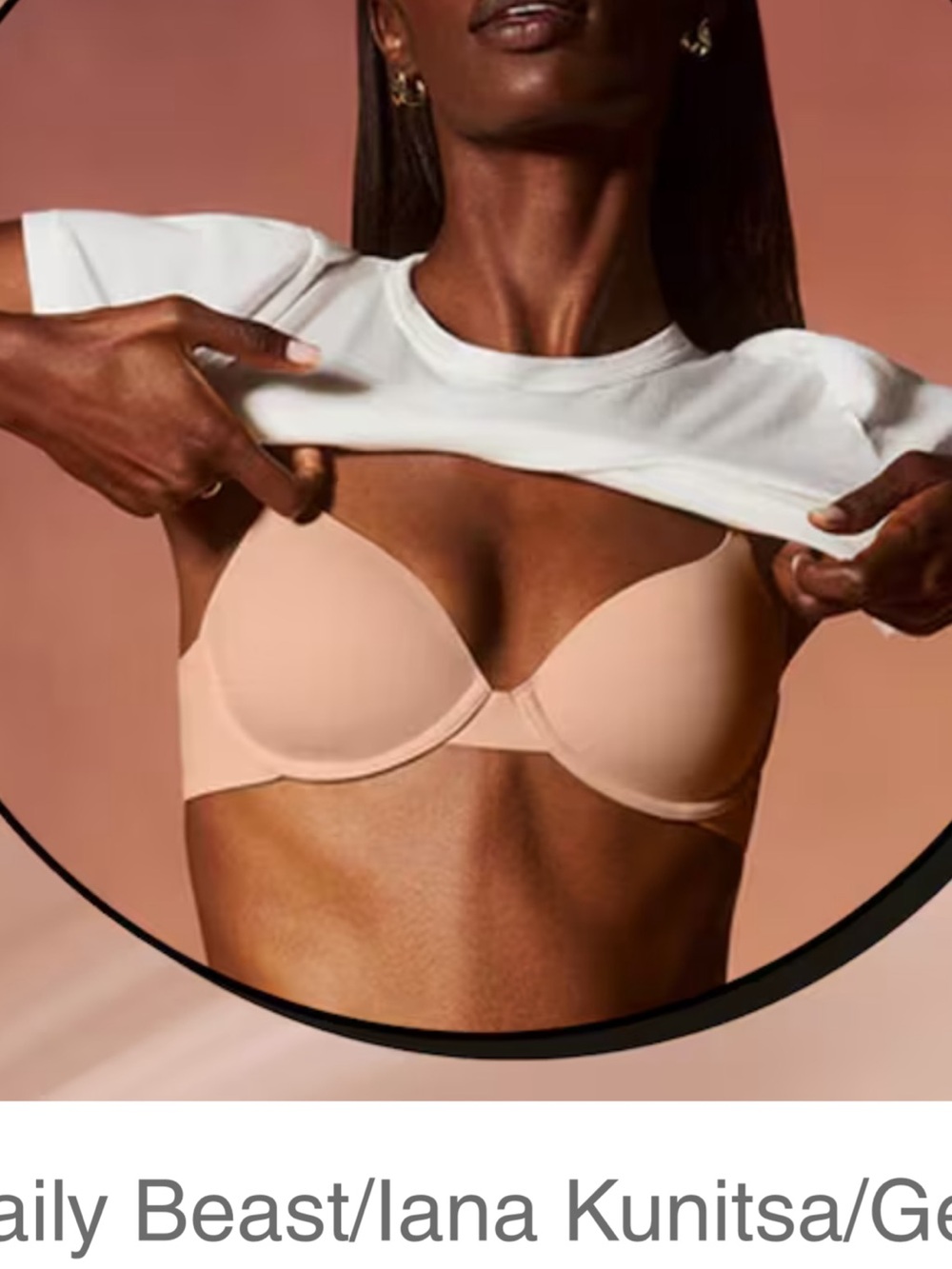 Pepper Lift Up Bra Size 34A In The Color Buff